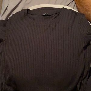 Black T-shirt dress